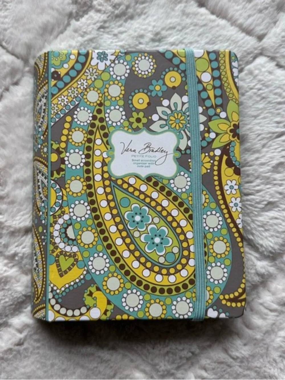 Vera Bradley | Petite Folio | Lemon Parfait